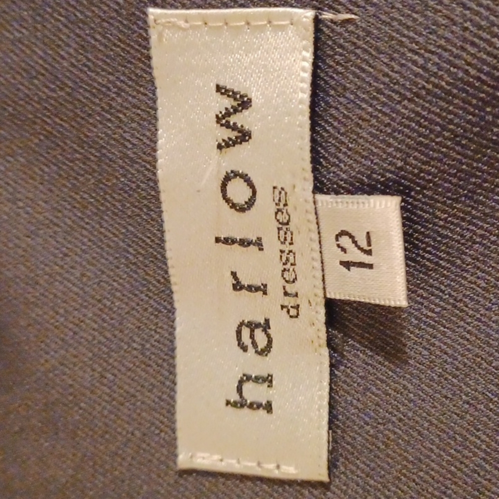 Harlow Sleeveless Gray Midi Dress. Size 12 - Picture 7 of 8